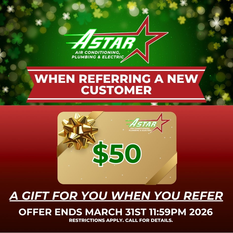ASTAR - $50 GIFT CARD WHEN REFERRING NEW CUSTOMERS