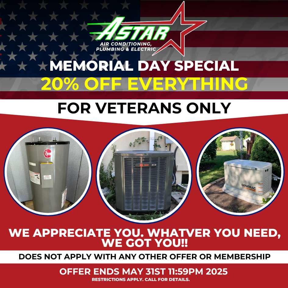 ASTAR MEMORIAL DAY SPECIAL - FOR VETERANS ONLY