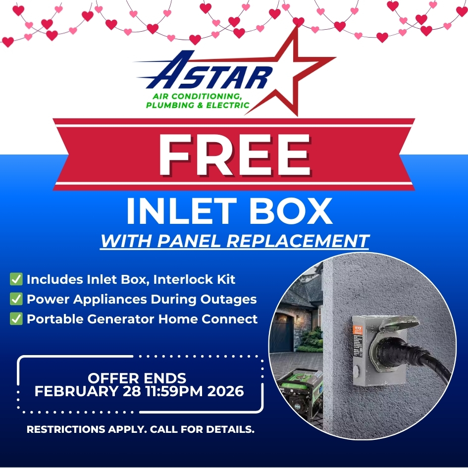 ASTAR - FREE Inlet Box with Panel Replacement
